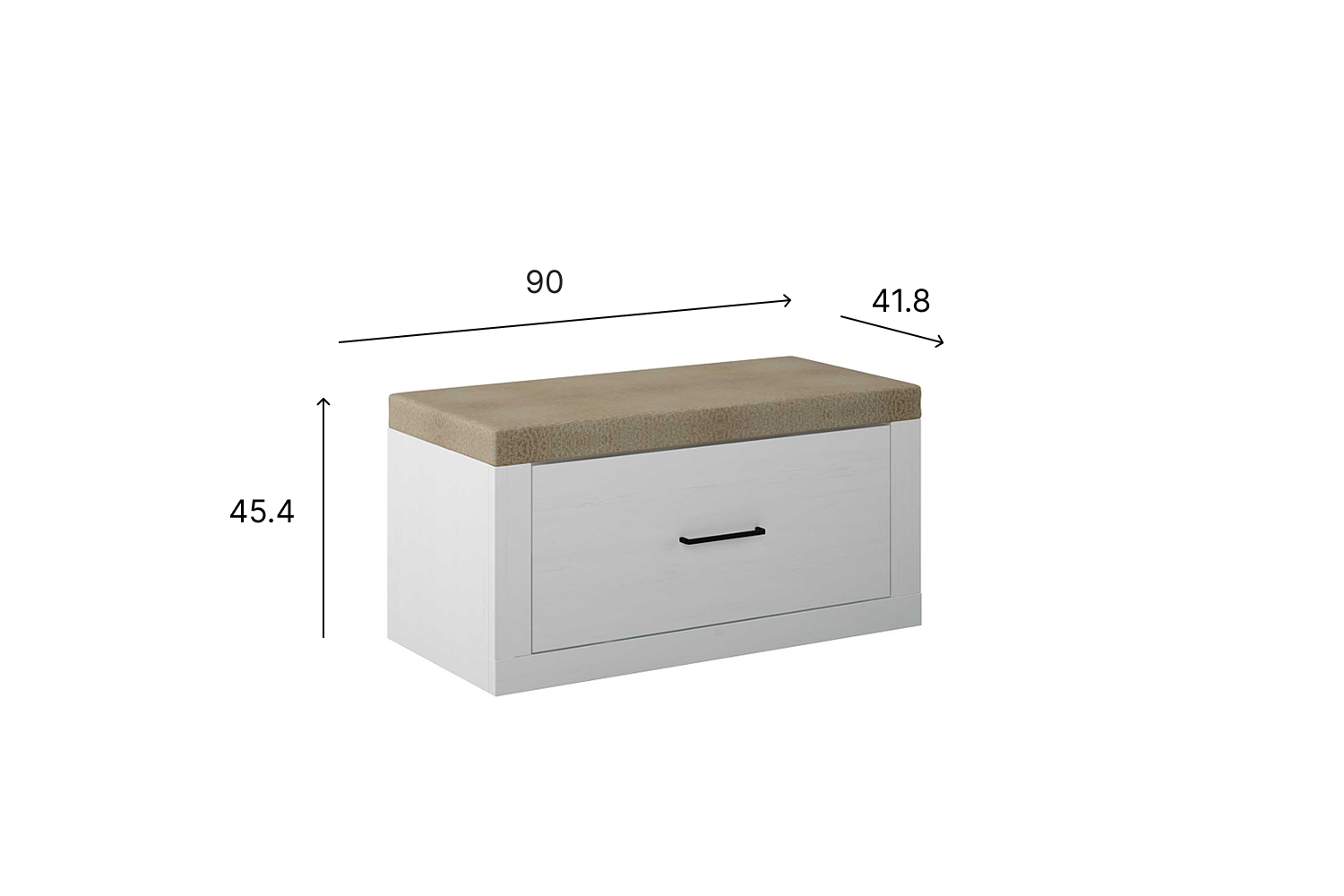 Тумбы - изображение №4 "Тумба Магнум с выдвижным ящиком"  на www.Angstrem-mebel.ru