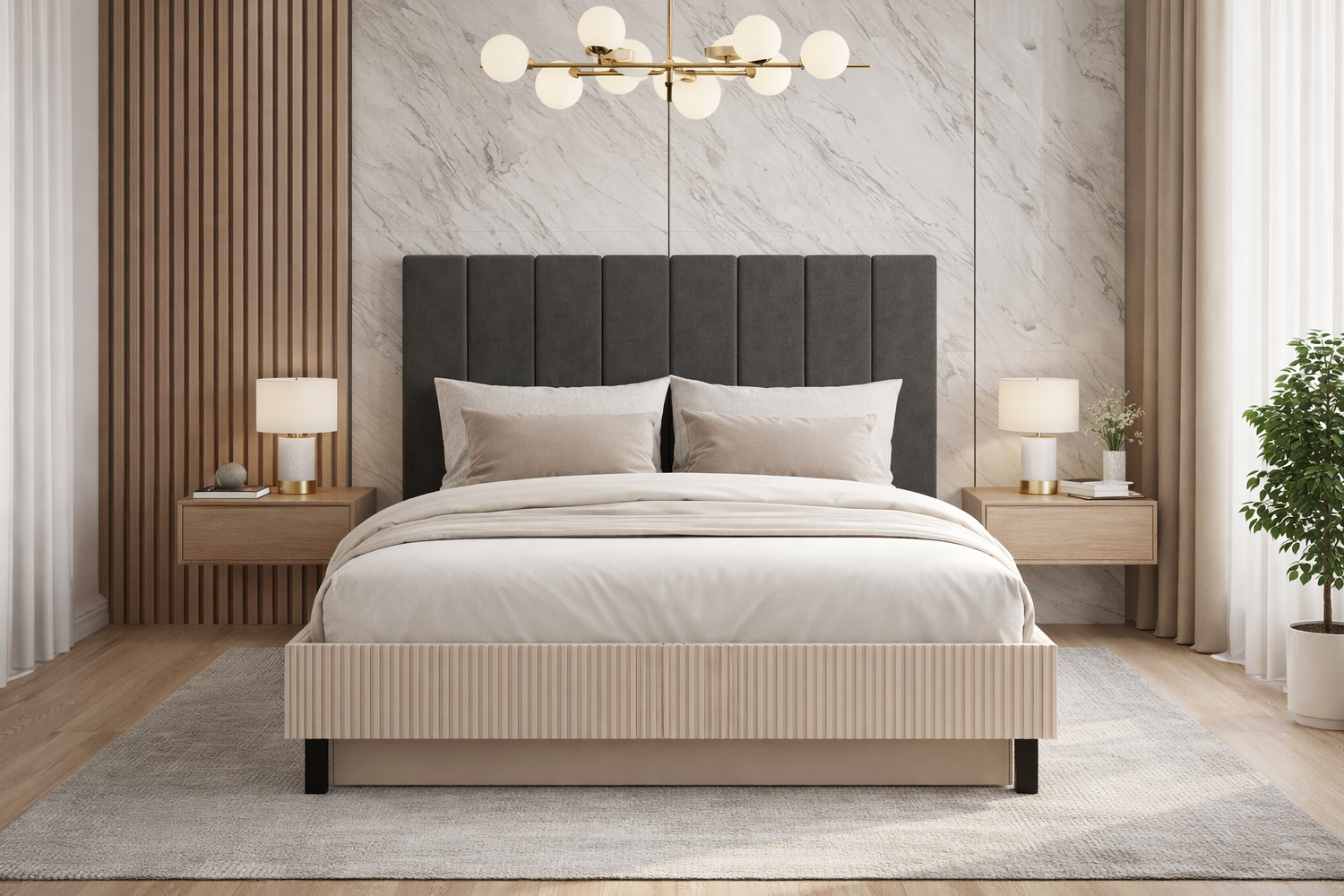 Двуспальные кровати - изображение №4 "Кровать Хилтон"  на www.Angstrem-mebel.ru